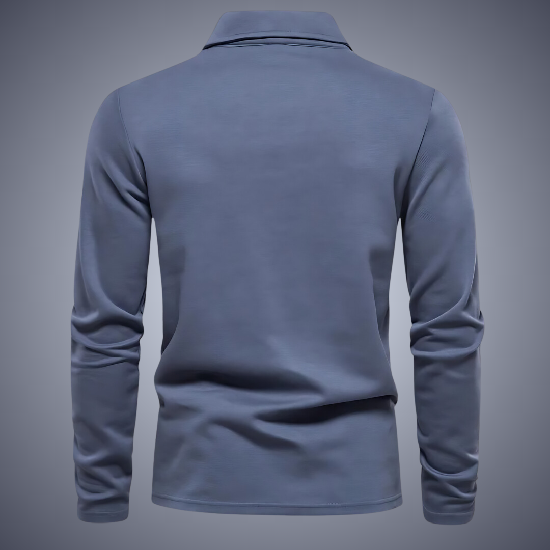 Noah | Long-Sleeve Polo Sweater (1+1 FREE)