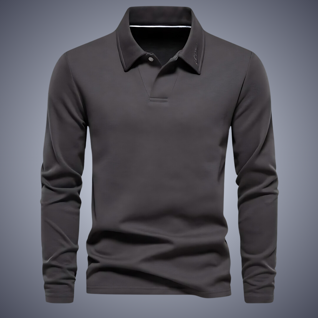 Noah | Long-Sleeve Polo Sweater (1+1 FREE)