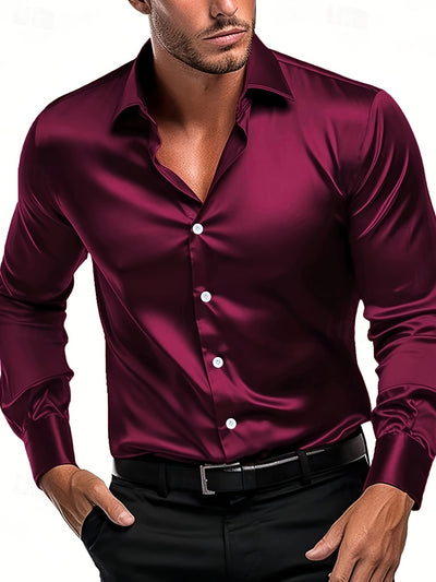 Finn | Elegant Satin Shirt