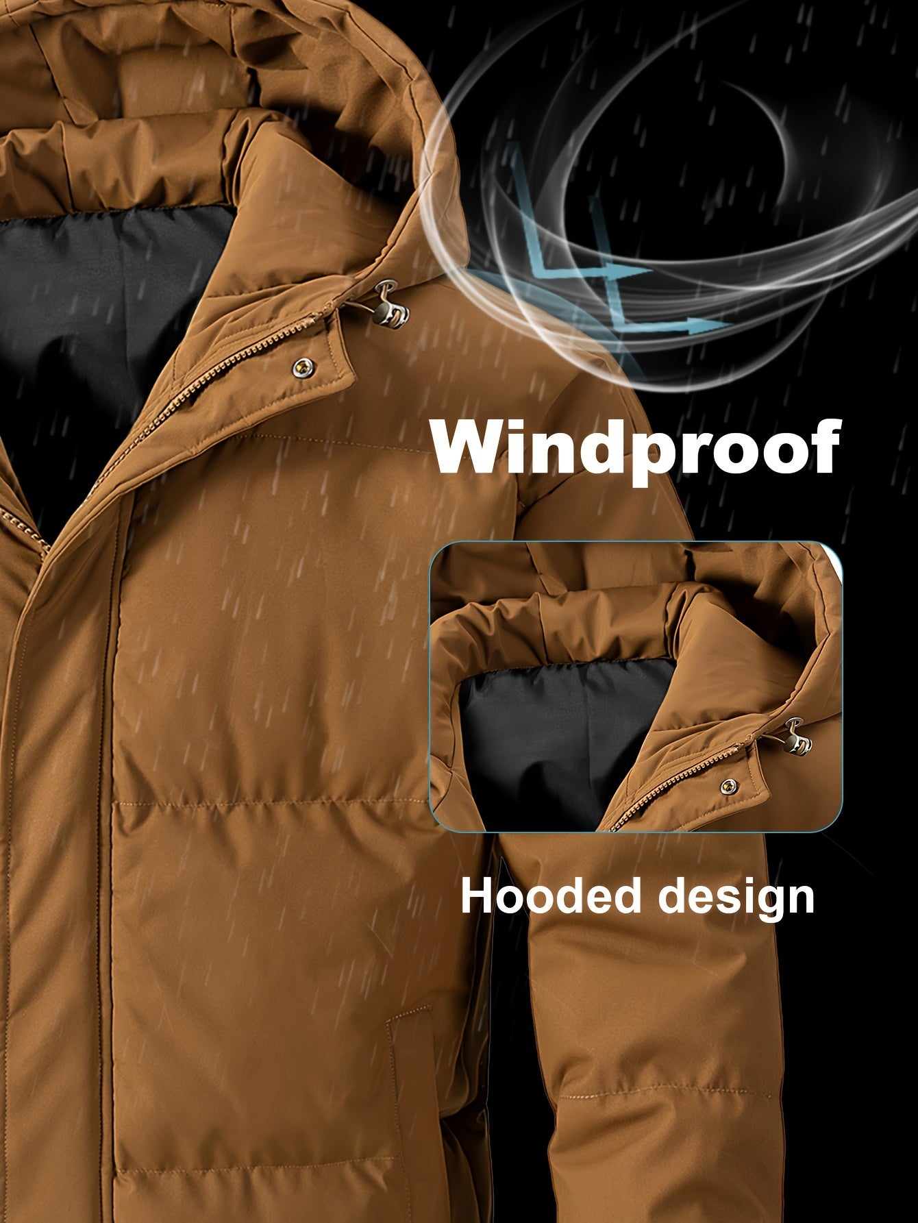 Benedict | Weatherproof Hooded Jacket