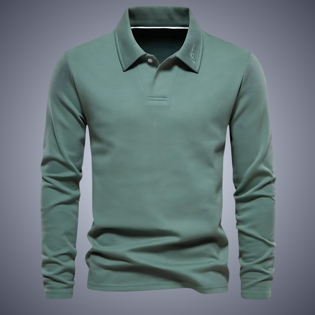 Noah | Long-Sleeve Polo Sweater (1+1 FREE)