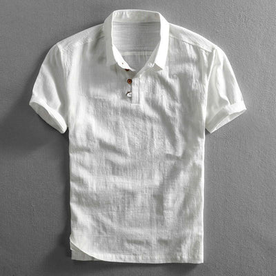 Brent | Linen Polo