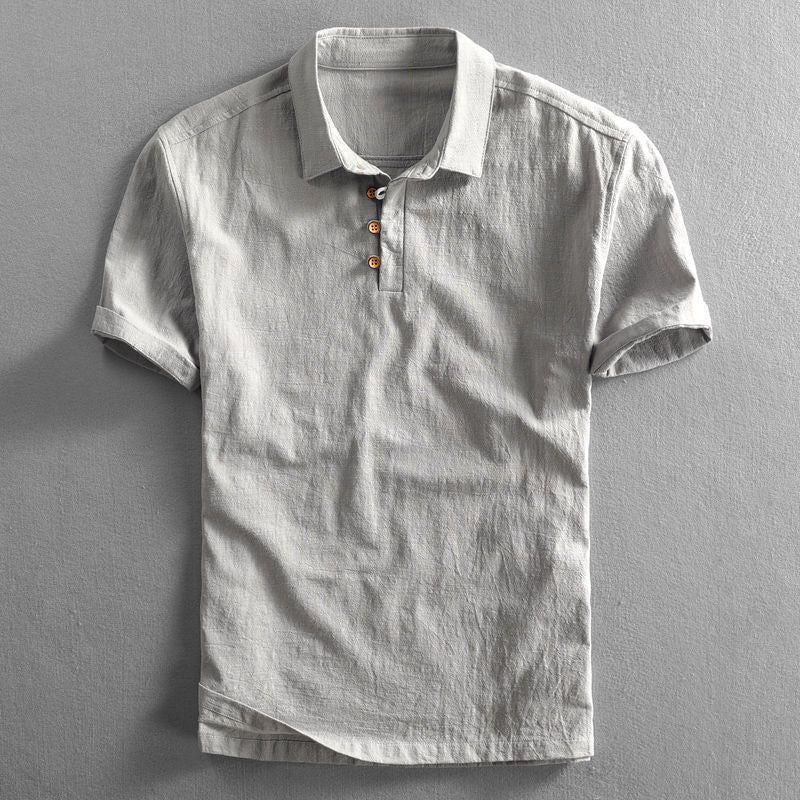 Brent | Linen Polo