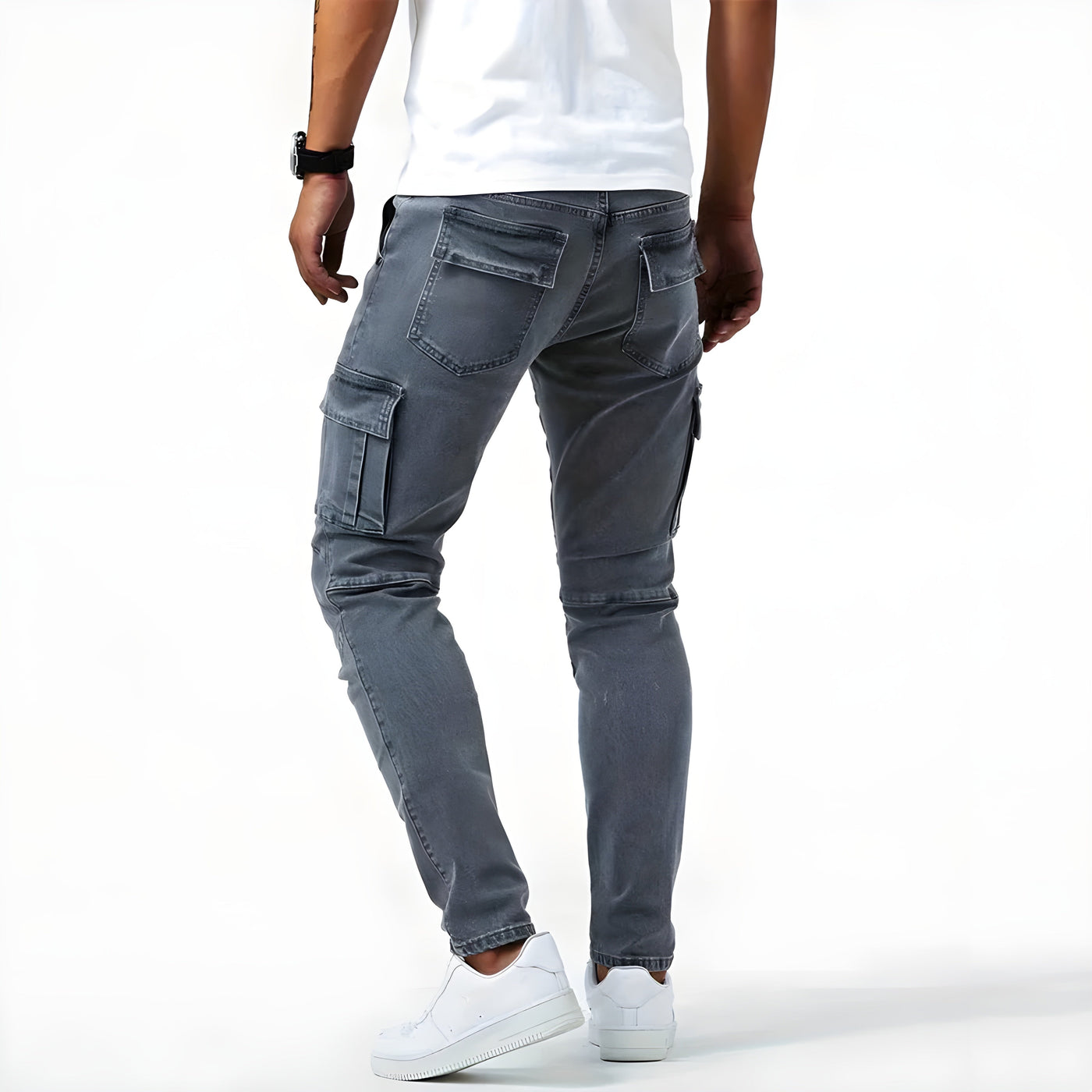 Elijah | Elastic Denim Cargo Pants (1+1 FREE)