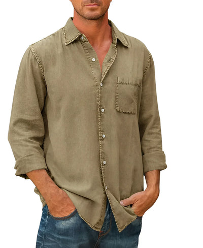 Joost | Casual Long Sleeve Shirt (1+1 FREE)