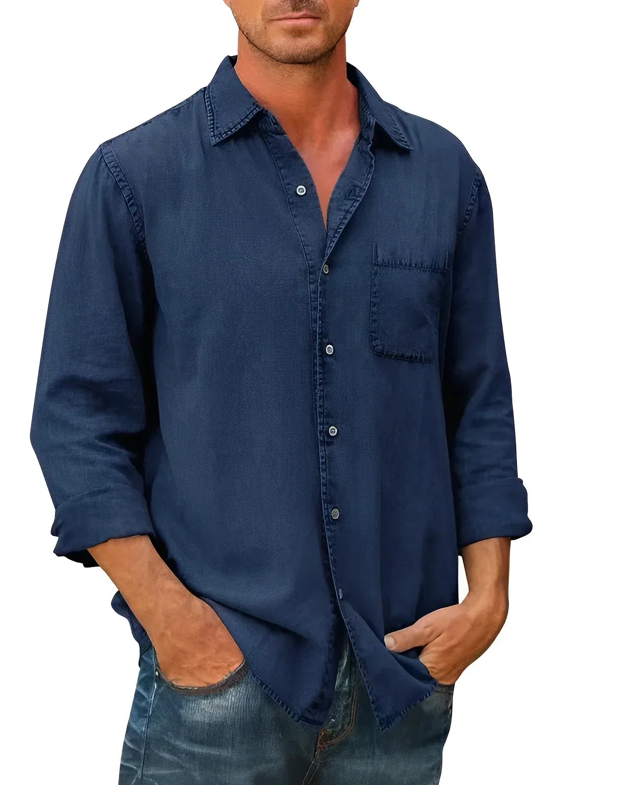 Joost | Casual Long Sleeve Shirt (1+1 FREE)