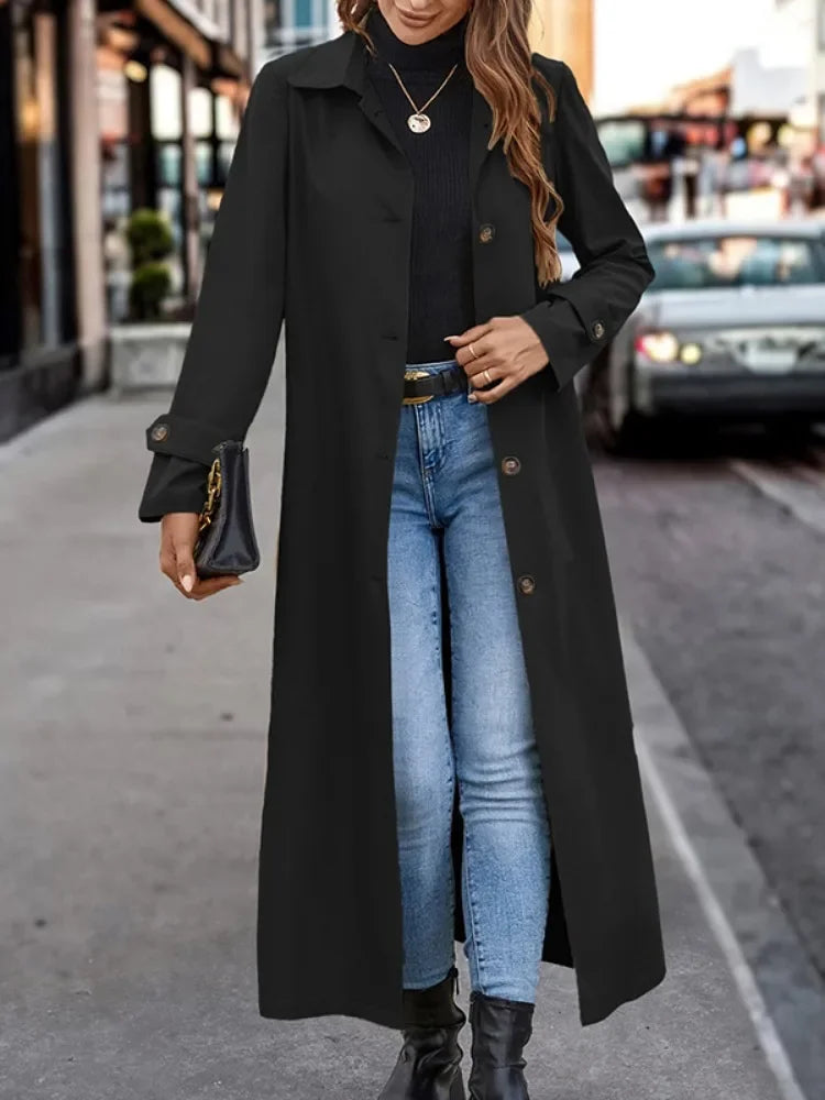 Aisha | Long Sleeve Trench Coat