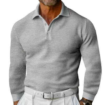 Adam | Long Sleeve Polo Shirt (1+1 FREE)