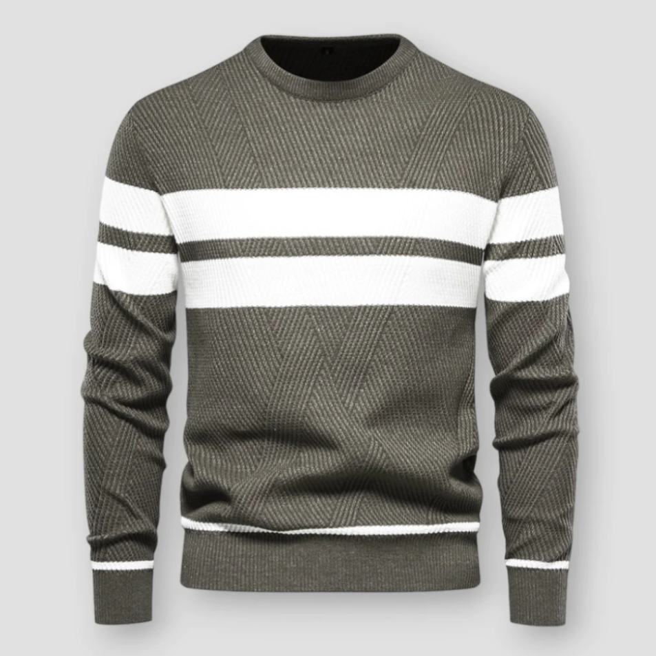 Hans | Striped Knitted Sweater (1+1 FREE)