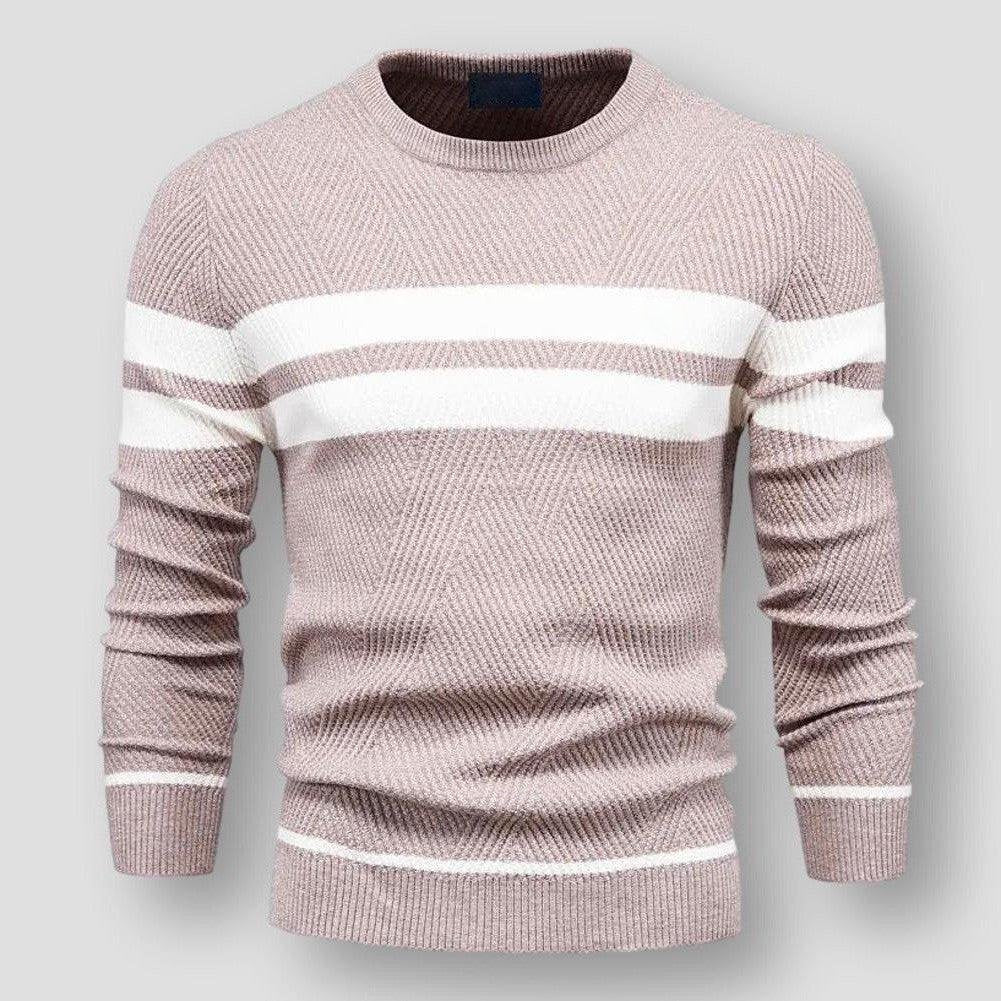 Hans | Striped Knitted Sweater (1+1 FREE)