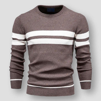 Hans | Striped Knitted Sweater (1+1 FREE)