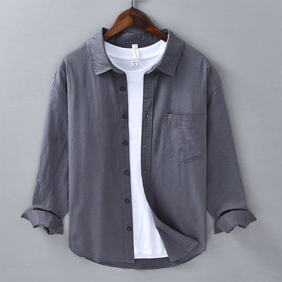 NEIL | BUTTON DOWN LINEN SHIRT