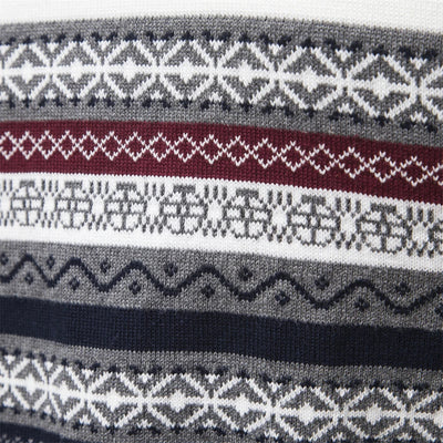 GUSTAV | RETRO PATTERNED SWEATER