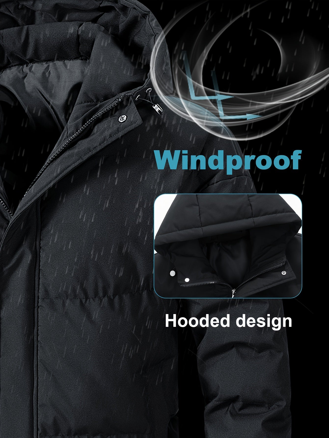 Benedict | Weatherproof Hooded Jacket