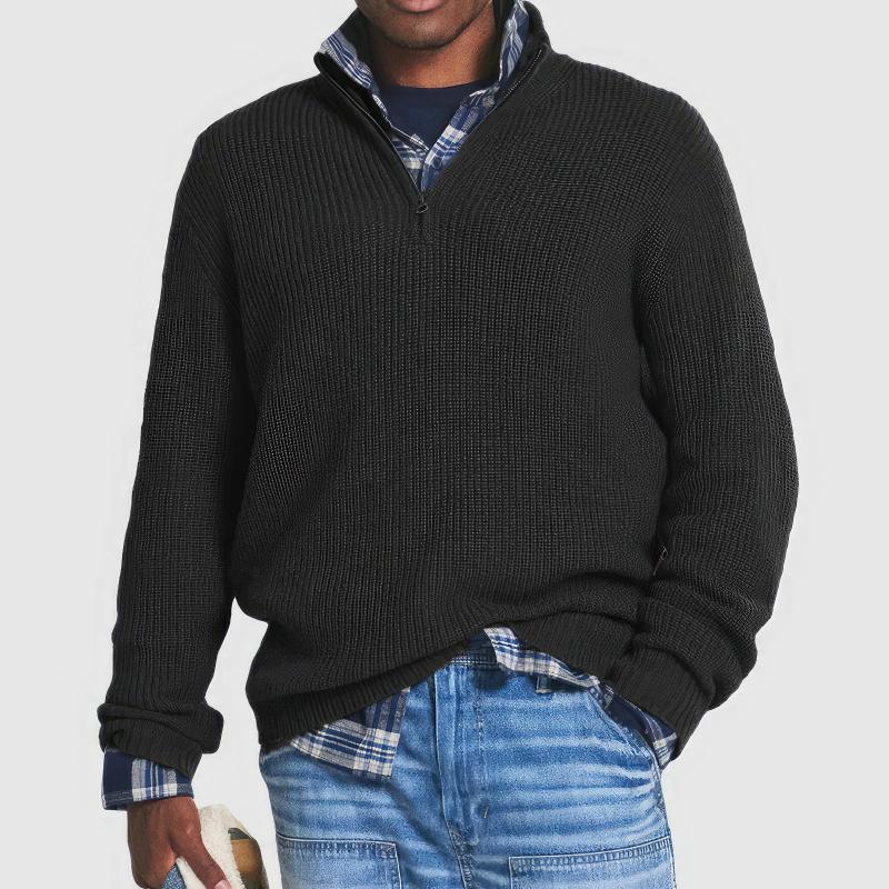 Edmund | Zip Collar Sweater