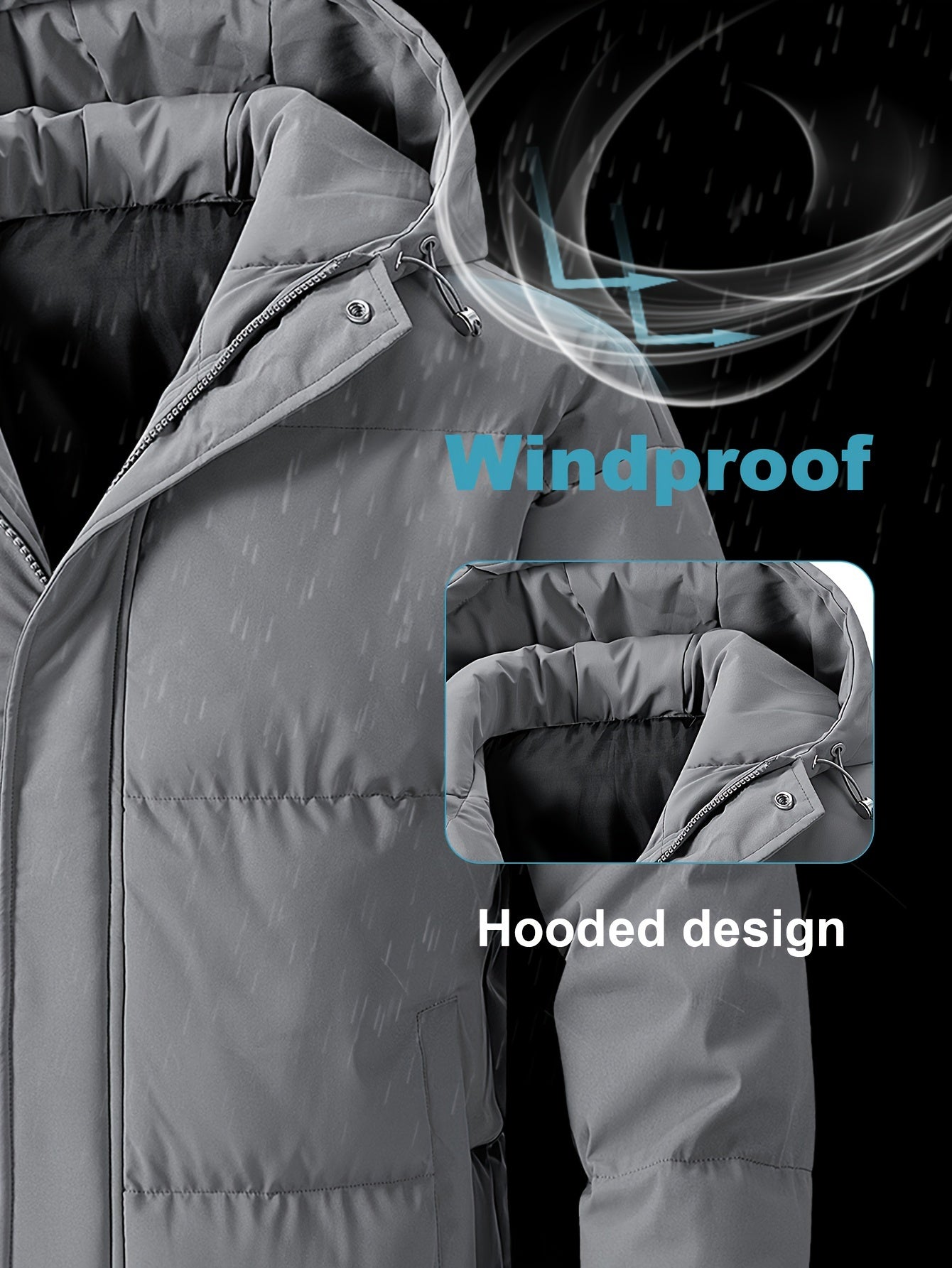 Benedict | Weatherproof Hooded Jacket