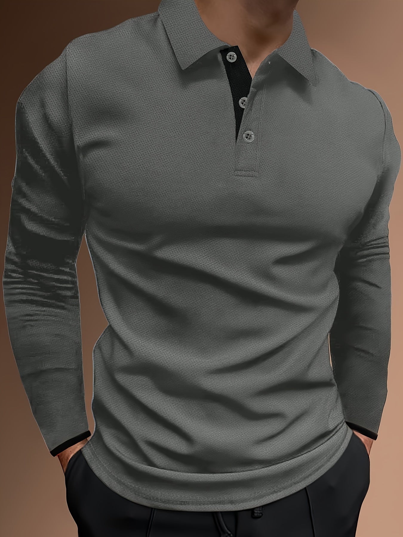 Arvin | Long-Sleeve Polo Shirt (1+1 FREE)